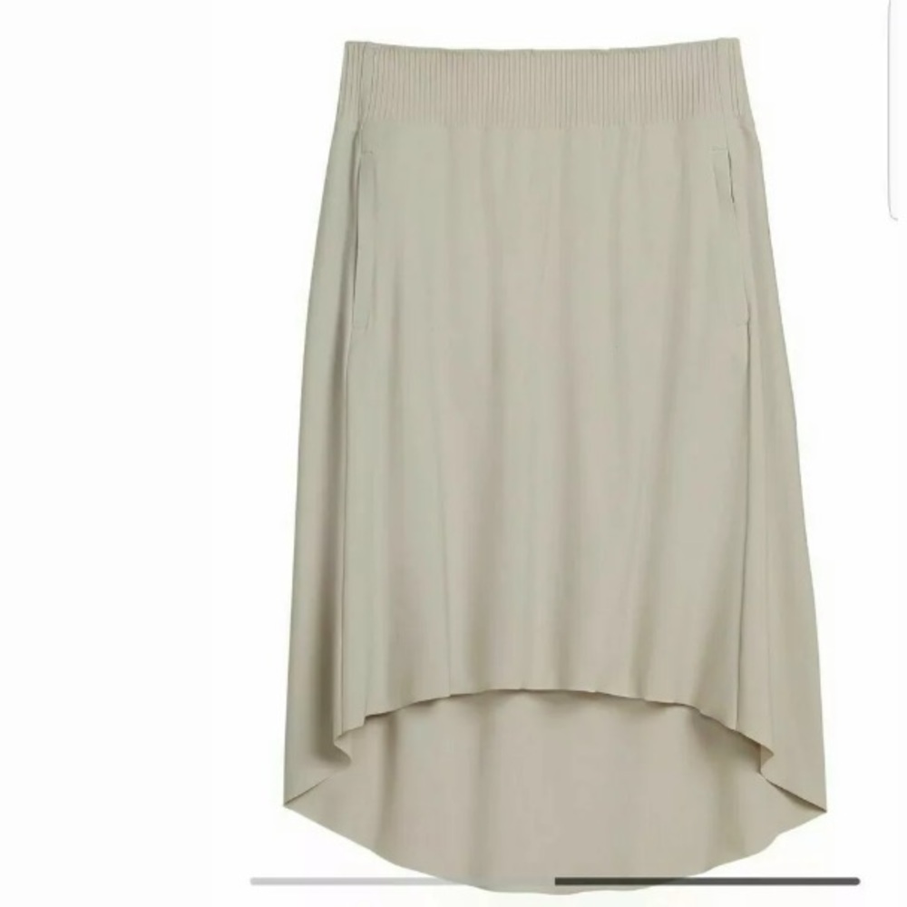 ATHLETA Cosmic Skirt Beige NWOT - Picture 2 of 3